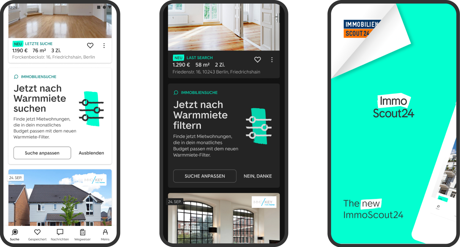 ImmoScout24 personalized mobile feed