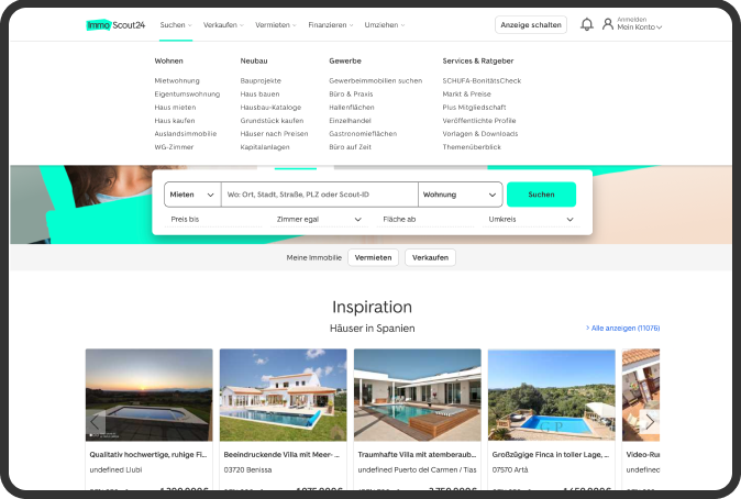 Previous desktop navigation
